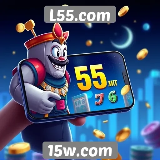 Experiência de jogo no L55.com é otimizada para dispositivos móveis